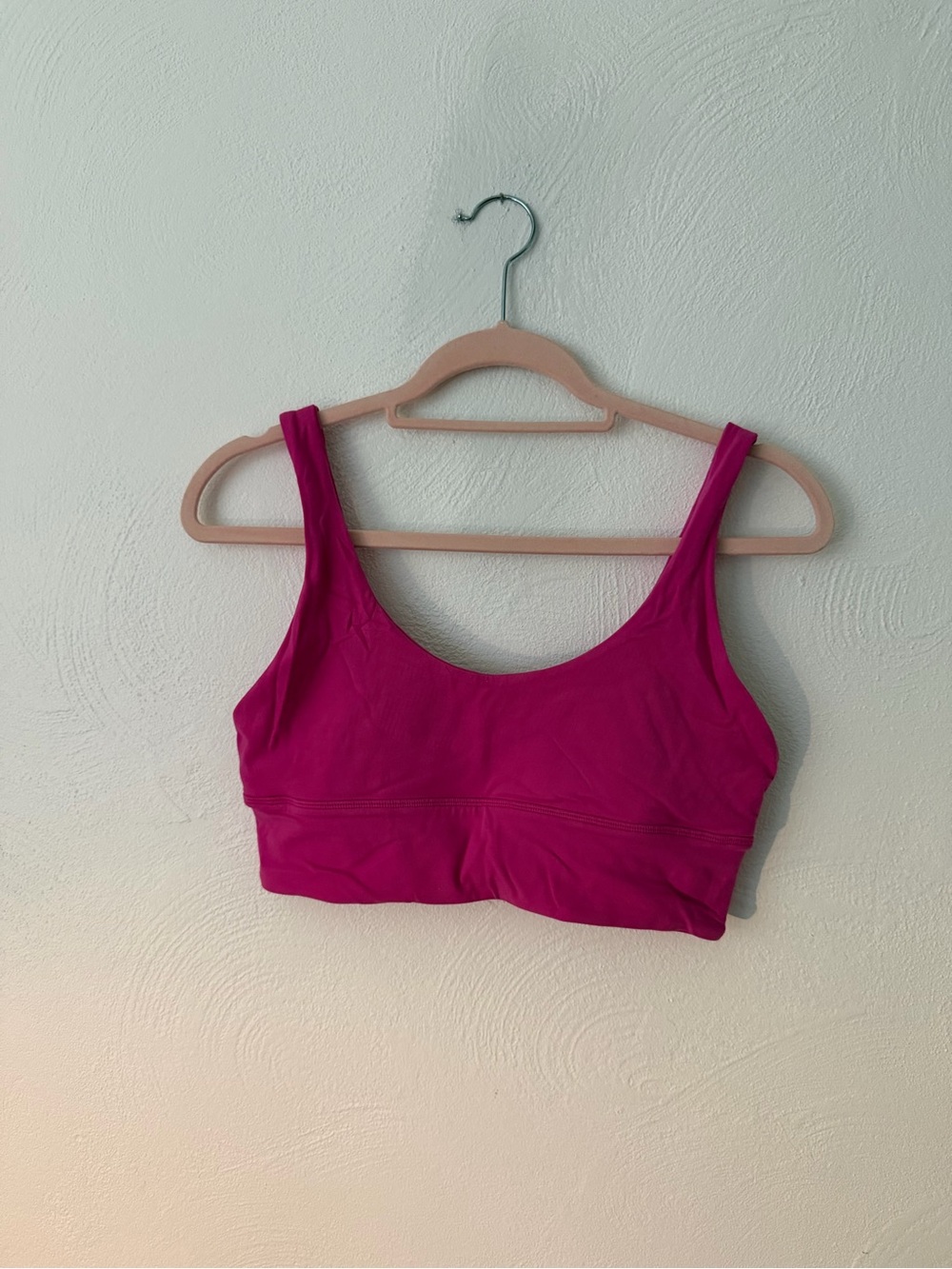 lululemon athletica Bright Magenta Scoop-Neck Sports Bra